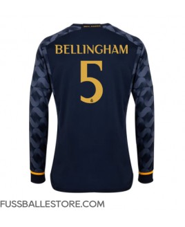 Günstige Real Madrid Jude Bellingham #5 Auswärtstrikot 2023-24 Langarm